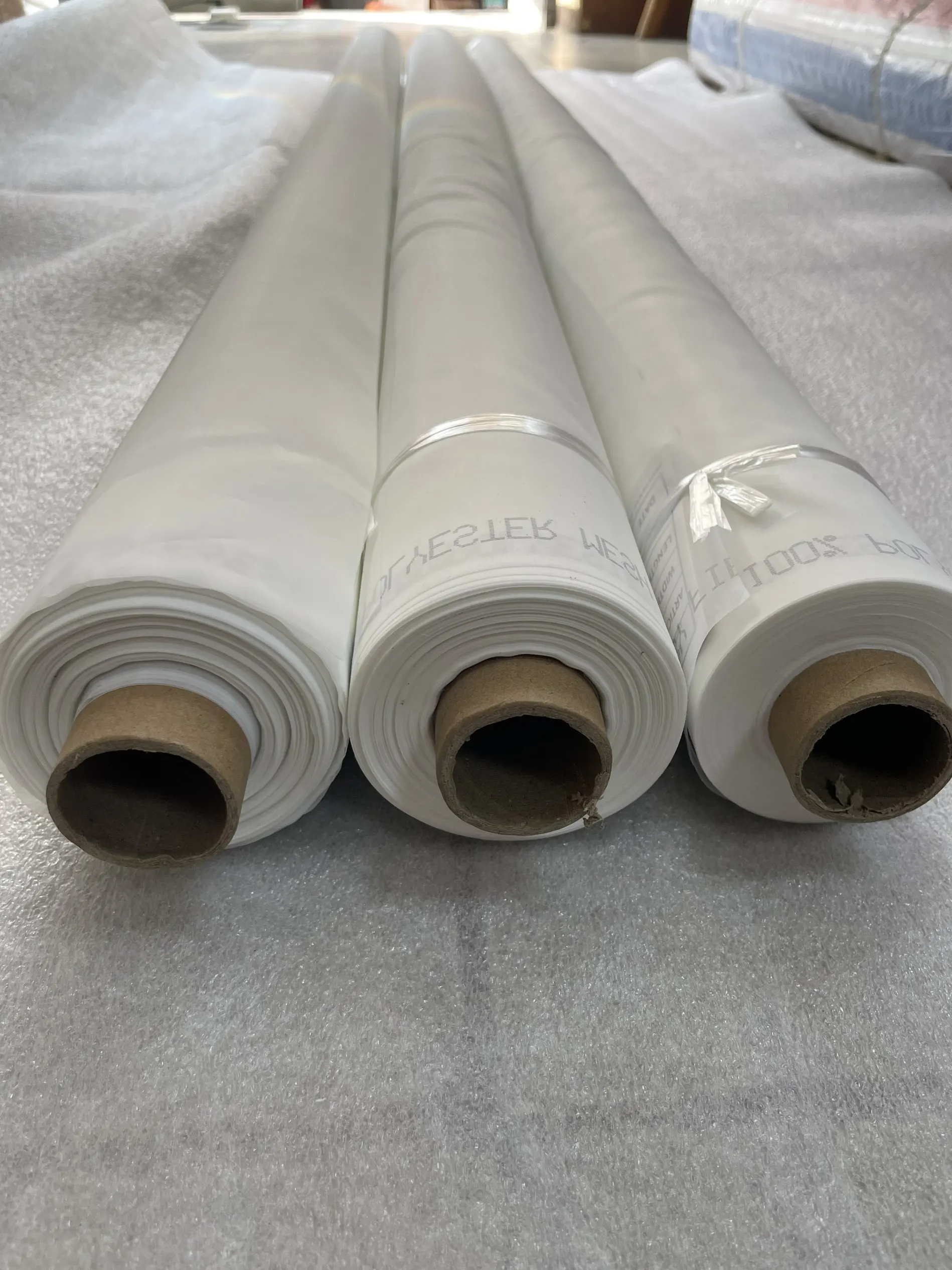 Polyester Screen Printing Mesh 43T, 54T, 62T, 77T, 90T Printing Consumables Mesh Fabric