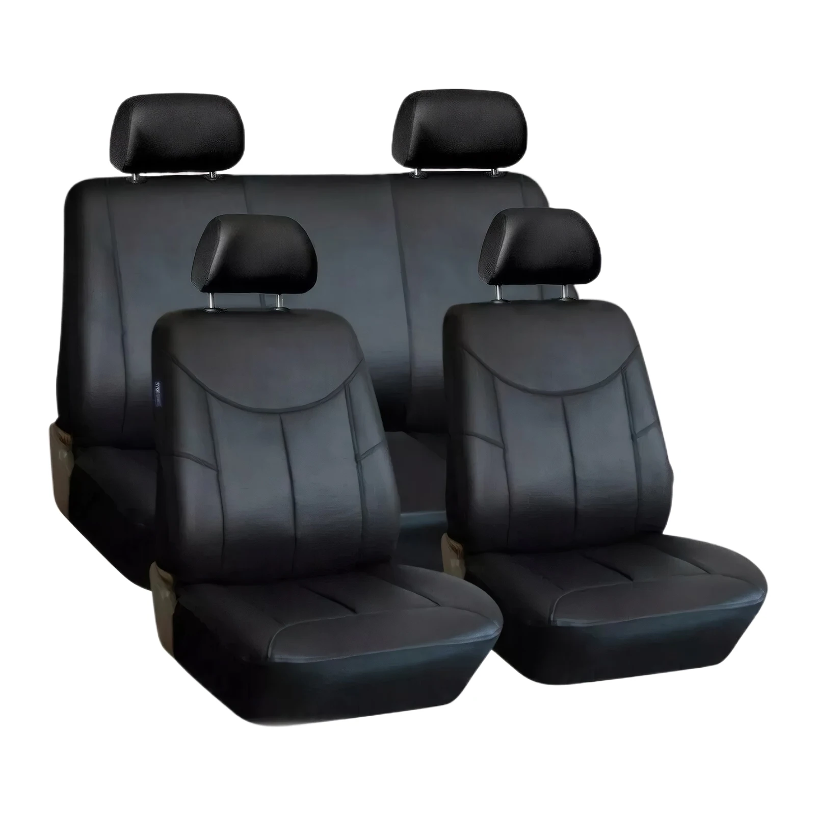 

Полный комплект чехлов на автомобильные сиденья с эластичными ремешками универсальный размер подходит для легкой машинной стирки на 40 градусов