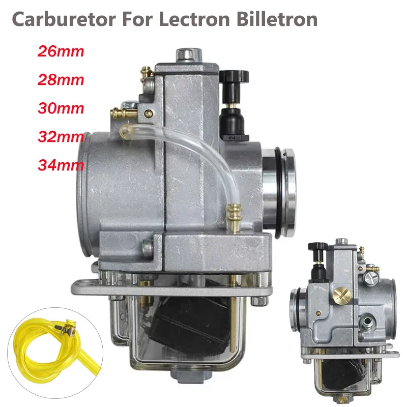Carburador para Motores Lectron Billetron Mini 26mm 28mm 30mm 32mm 34mm 85cc-112cc 2 Tempos Yamaha YZ65 YZ85