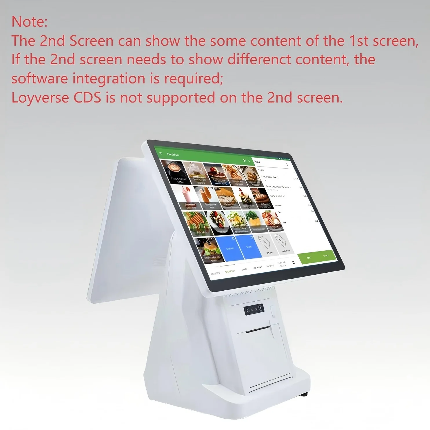 15.6インチAndroid POSシステム、58mm/80mmプリンター付きデスクトップキャッシュレジスター、4G+32G WIFI RJ11 RJ45イーサネットPOSマシン