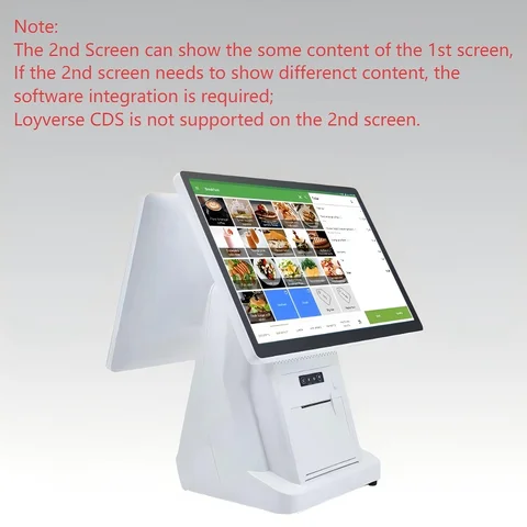 15,6 tums Android POS-system, stationär kassa med 58 mm 80 mm skrivare, 4G+32G WIFI RJ11 RJ45 Ethernet POS-maskin 12 best sales POS-terminalmaskin - №4