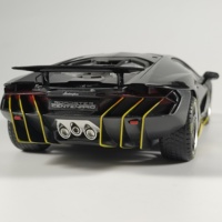 1:18 Centenario LP770-4 Supercar Alloy Metal Diecast Model Pull Back Toy Collection Desktop Ornaments Birthday Present For Kids