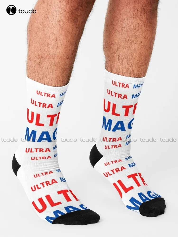 Ultra Maga And Proud Of It Socks Trump 2024 Cotton Socks For Men 360° Digital Print Design Cute Socks Christmas Gift Girls Gift