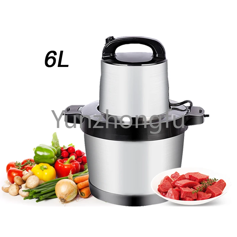 For Cassava Plantain Yam Pounding Machine Stainless Steel Pounder Fufu Maker African Household Kitchenware 6L