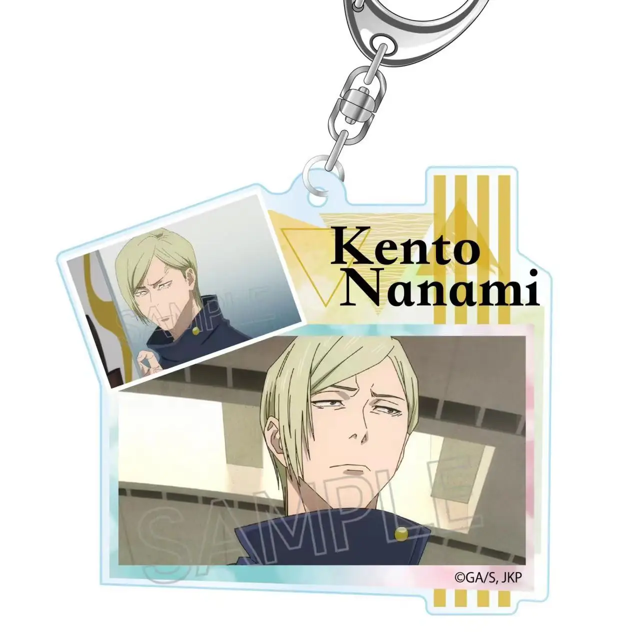 Game Ieiri Shoko Gojo Satoru Geto Suguru Toji Fushiguro Keychain Doll Anime Acrylic Keyring Pendant for Gift