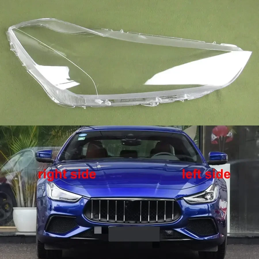 

For Maserati GTS Ghibli 2014-2020 Headlights Cover Headlamp Lamp Shell Lampshade Lens Plexiglass Auto Replacement Parts