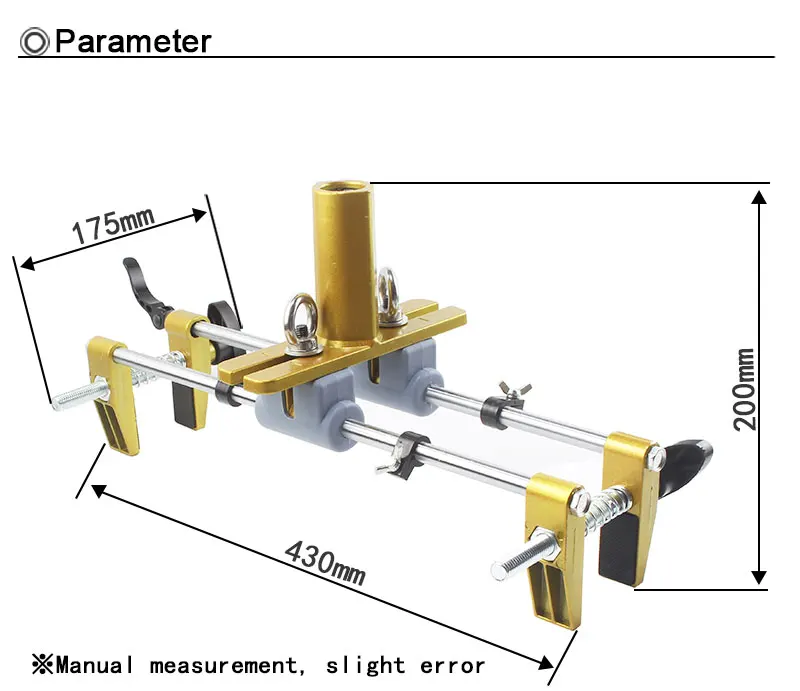 Machine à mortaise pour serrures de porte en bois, avec 3 forets pour installer/changer la serrure de porte, outil de travail du bois