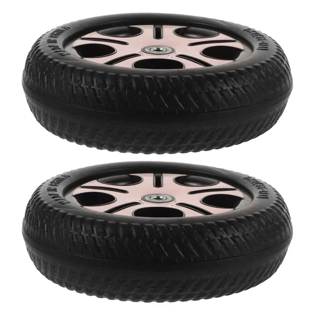 

2Pcs 's Tricycle Wheels Replacement Bicycle Rear Axle Wheel Lightweight Safe Stable Non-Skid Wear-Resistant Easy