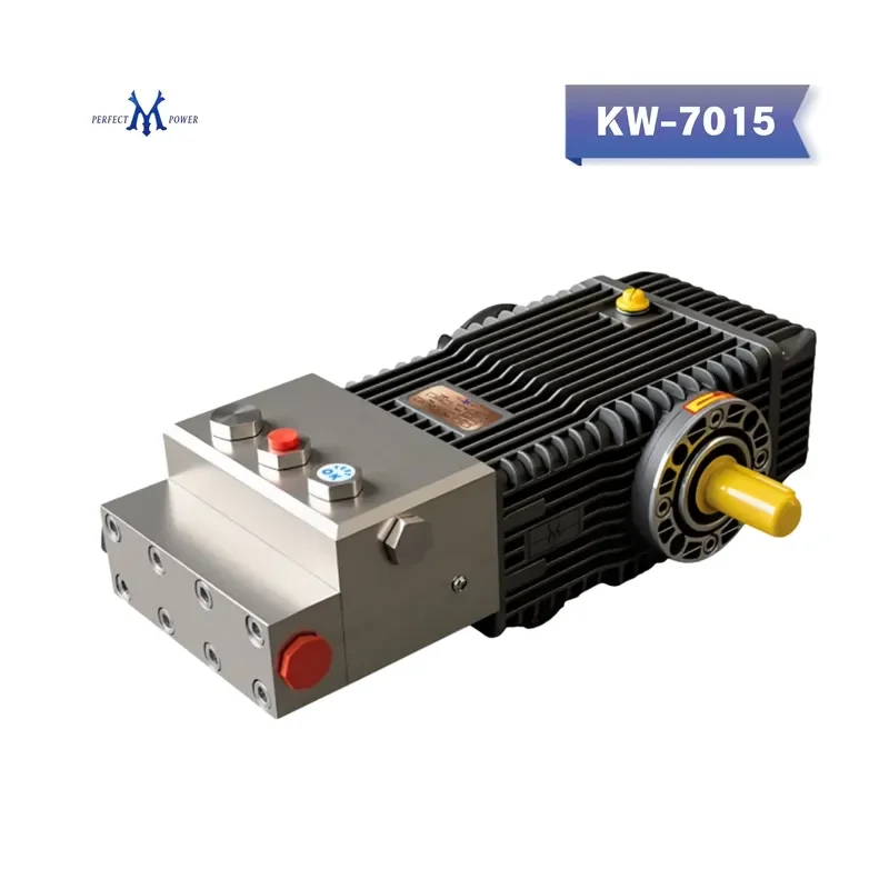 High Pressure Stainless Steel Pump Head Triplex Plunger Pump OEM 70L/min for Car Wash and Sewer Jetting Use