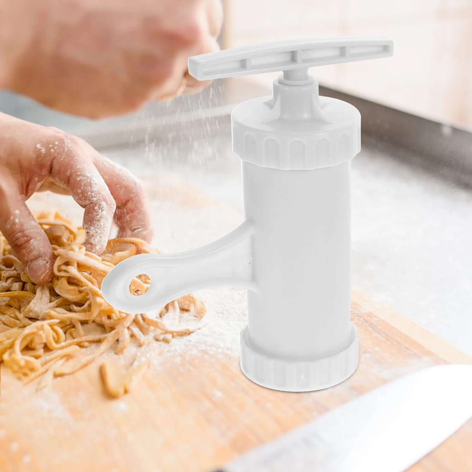 

Pasta Maker Plastic Noodle Press Sausage Stuffer DIY Kitchen Tool Longtime Use Ergonomic Grip Pasta Maker Pressing Noodles Mould