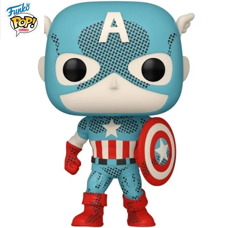 In Stock FUNKO POP Original Marvel Heroes Avengers Captain America Limited-purpose Mobile Figure Model Collection Holiday Gifts - Image 4