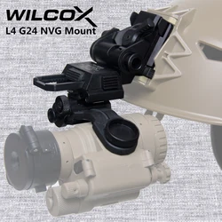 ナイトビジョンゴーグル,Wilox-l4 g24 l4g24 nvgヘルメットマウント,pvs15 pvs18, gpnvg18,jアーム,ステントスキップ,高速操作のサポート