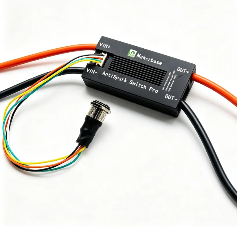 MKS AntiSpark Switch Pro Aluminum Base Anti-Spark Switch High Voltage and High Current Compatible with VESC