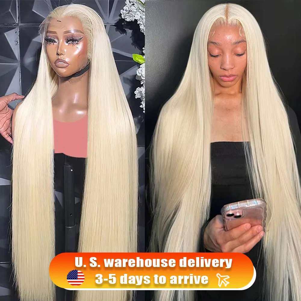 

613 HD Lace Frontal Wig 13x6 Blonde Human Lace Front Wigs Brazilian Straight 13x4 Honey Blonde Color Lace Front Human Hair Wigs