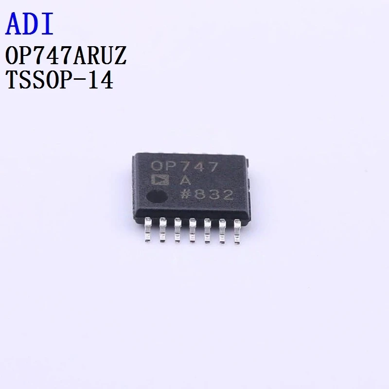 

2PCS OP747ARUZ OP747ARZ OP777ARMZ OP90GPZ OP90GSZ ADI Operational Amplifier