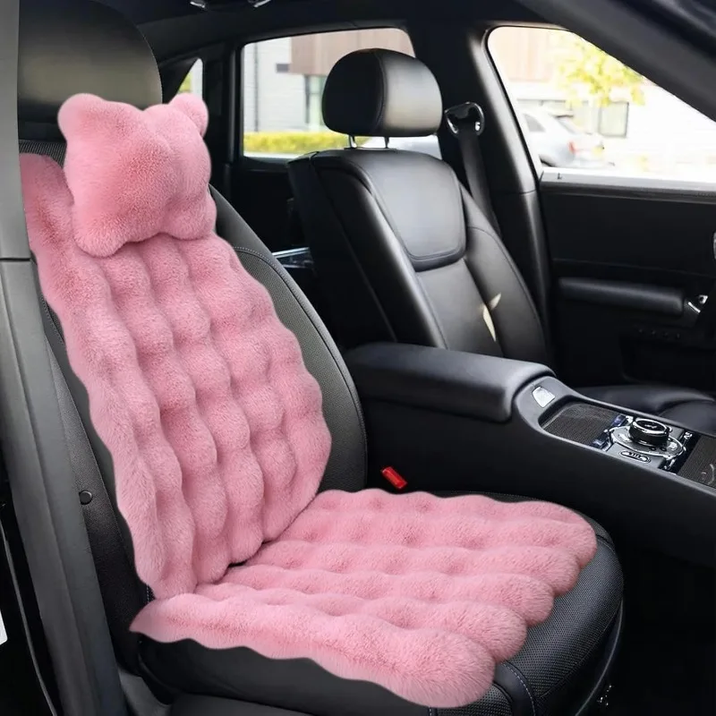 مجموعة غطاء مقعد السيارة وسادة دفء قابلة للتنفس عالمية لسيارات الدفع الرباعي سيدان والسفر والمركبات وإكسسوارات القيادة اليومية #1