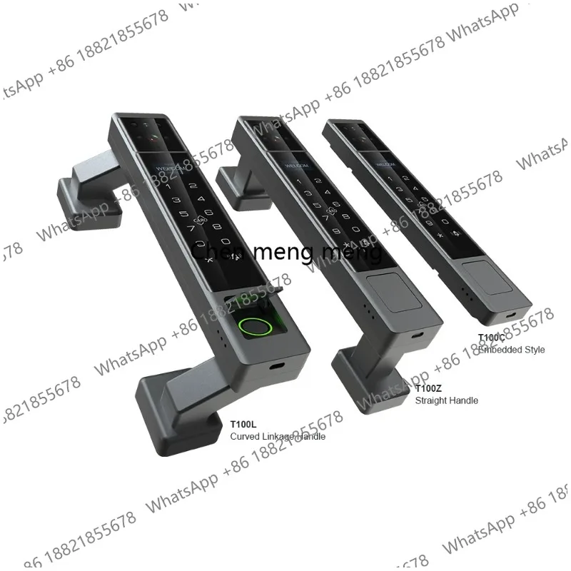 Palm Vein Tuya Smart Gate Door Lock Outdoor Waterproof 3d Face