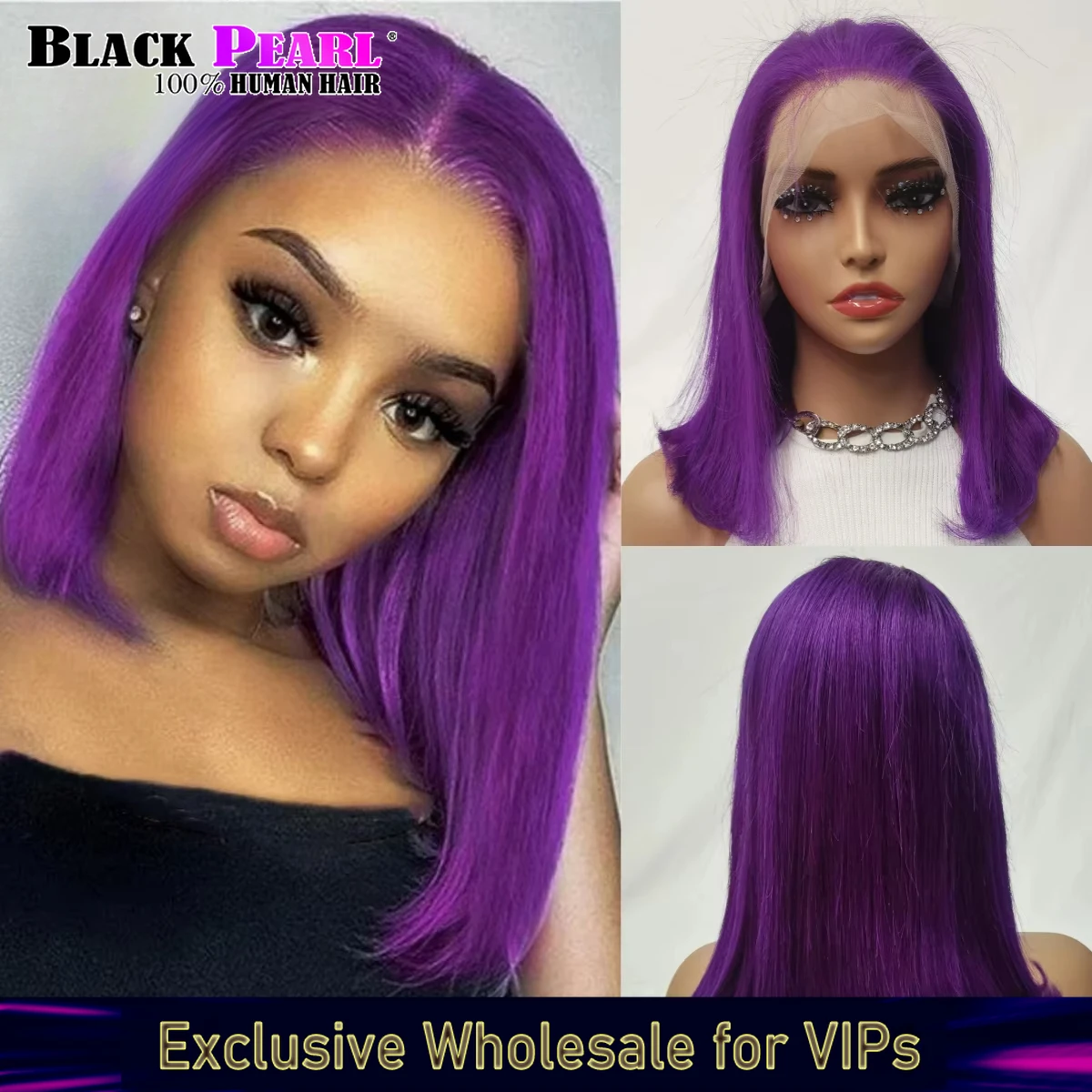 Straight Short Bob Wig 13x5x2 T Part Lace Front Human Hair Brazilian 180% Densi…