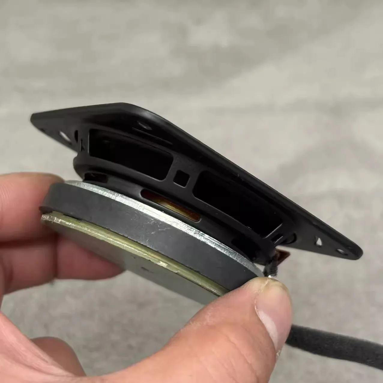 2 قطعة GHXAMP مكبر صوت رفيع للغاية مقاس 3 بوصات، قطر 78 مم، 6 أوم 25 وات، مغناطيس كبير مع محيطي مطاطي مقلوب #5