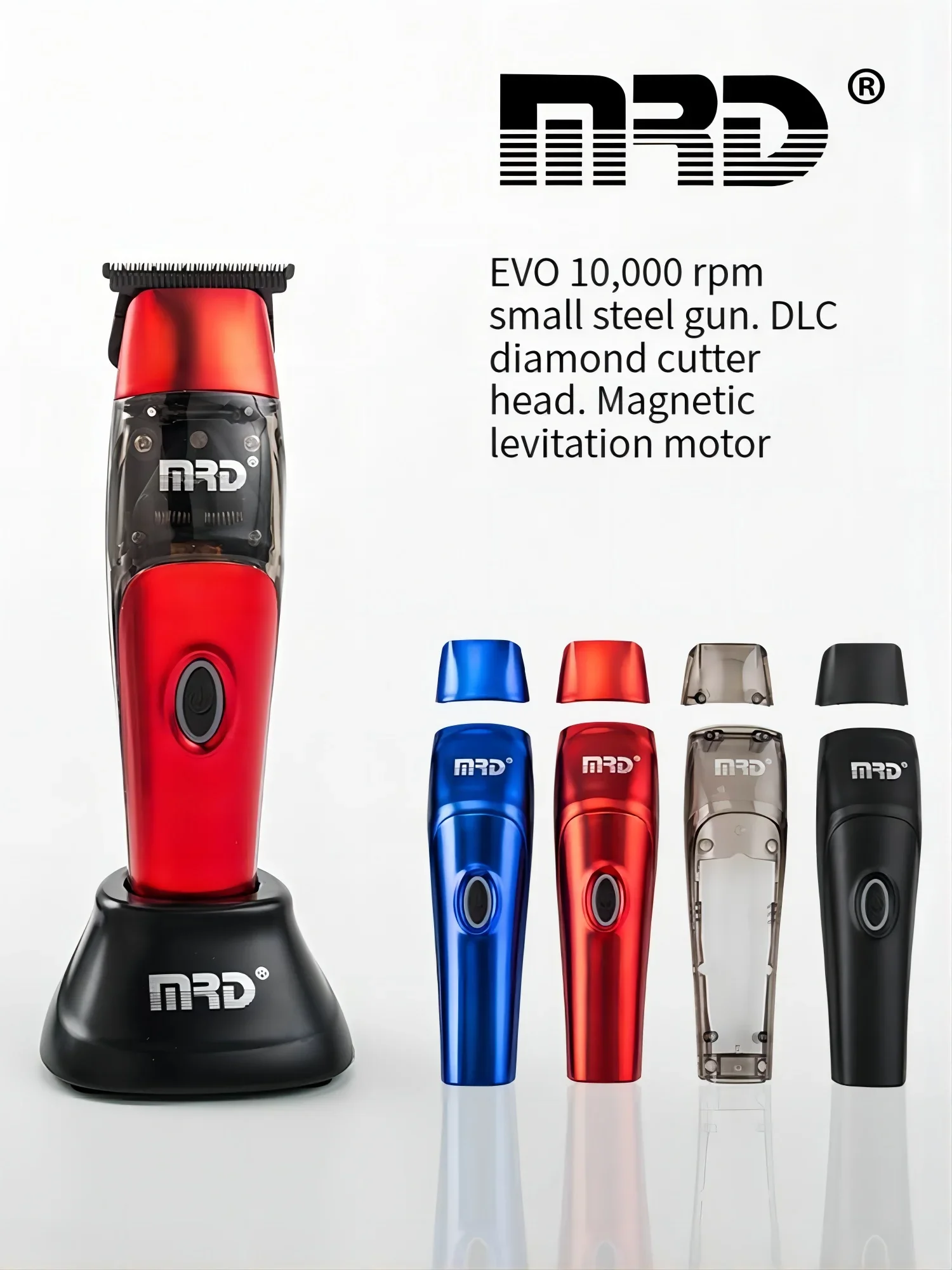 MRD GMT-90 Electric Hair Clipper Gradual Hairdresser 0 Blade Engraving Hair Clipper EVO 10000 Turn Trimming Hair Clipper