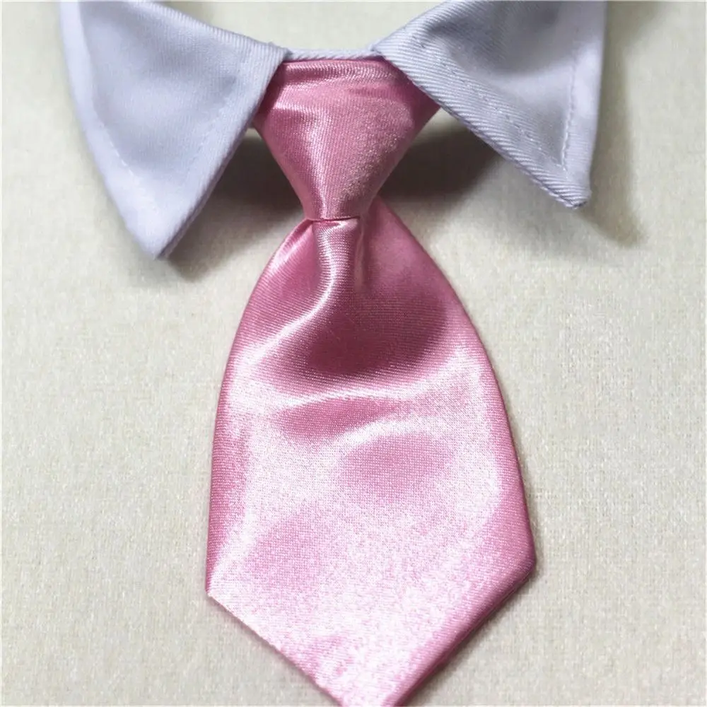 Cute Cotton Pet Accessories DIY Adjustable Dog Suit Dog Necktie Cat Formal Tie Tuxedo Bow Ties