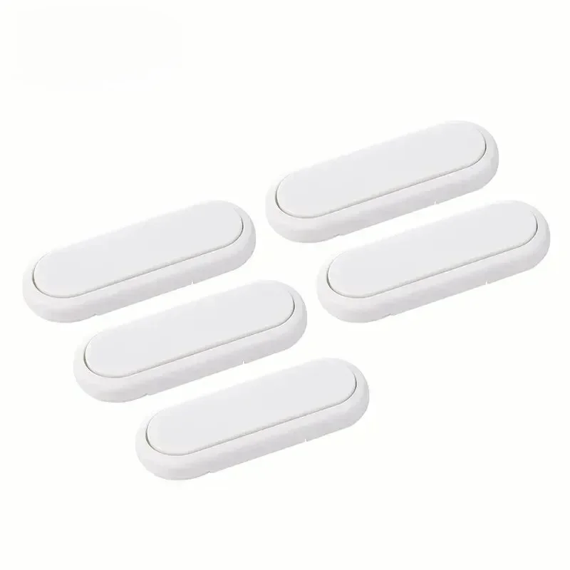 Children's Drawer Safety Latch; Cabinet Door Protection Baby Anti Pinch Hand Invisible Lock; Opposite Door Wardrobe Lock   2pcs view 3