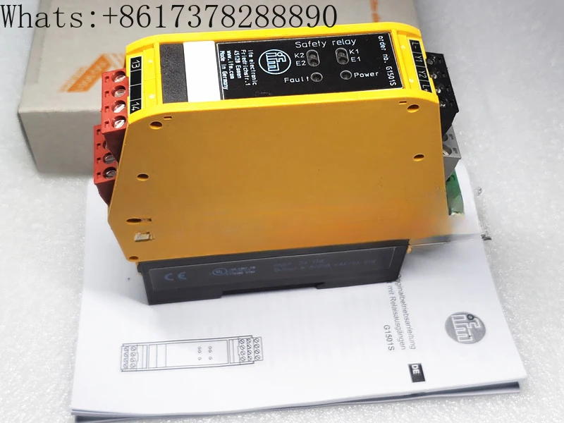 

New imported Yifumen IFM G1501S safety relay G1501S.