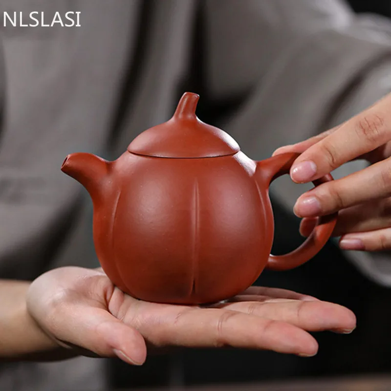 

Tradition Yixing Purple Clay Teapot Handmade Filter Beauty Pot Chinese Zisha Tea Sets Accessories Household Drinkware 180ml