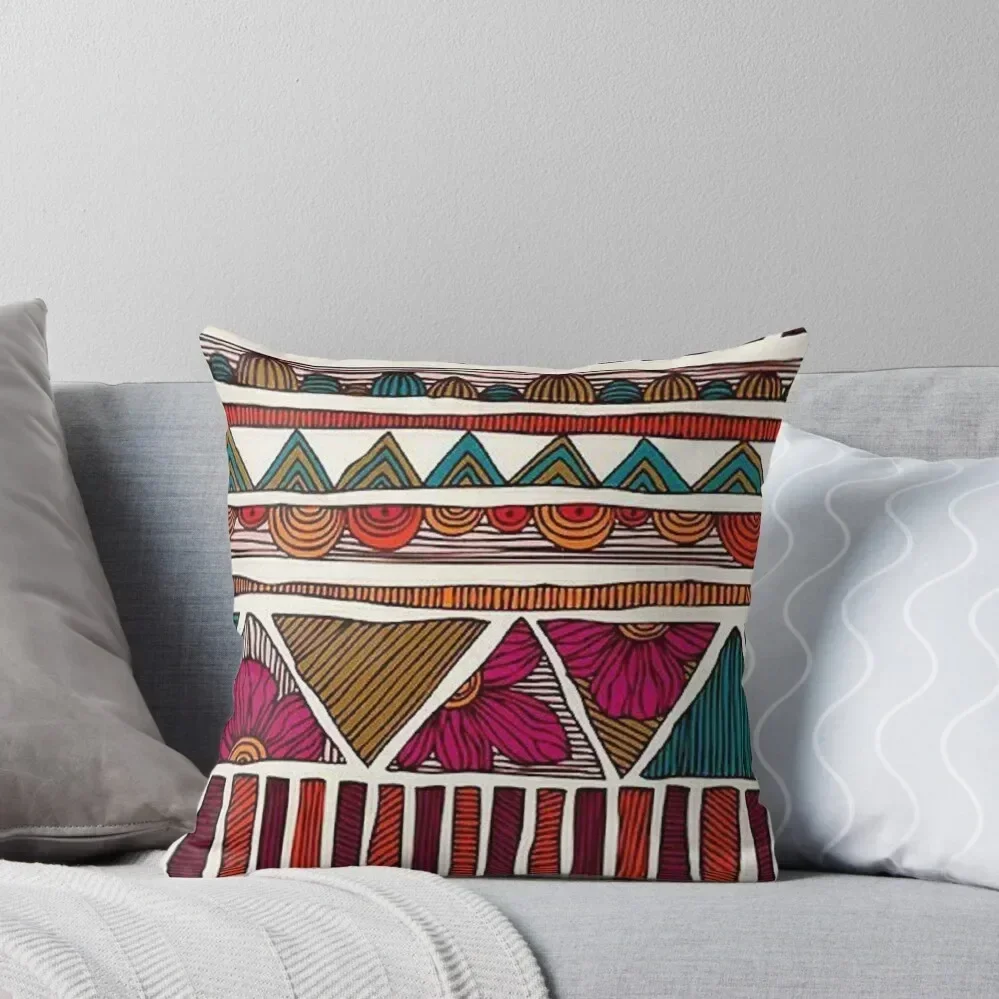 

ethnic triangles flowers Throw Pillow christmas supplies Marble Cushion Cover Christmas Pillow Covers Cushions pillow