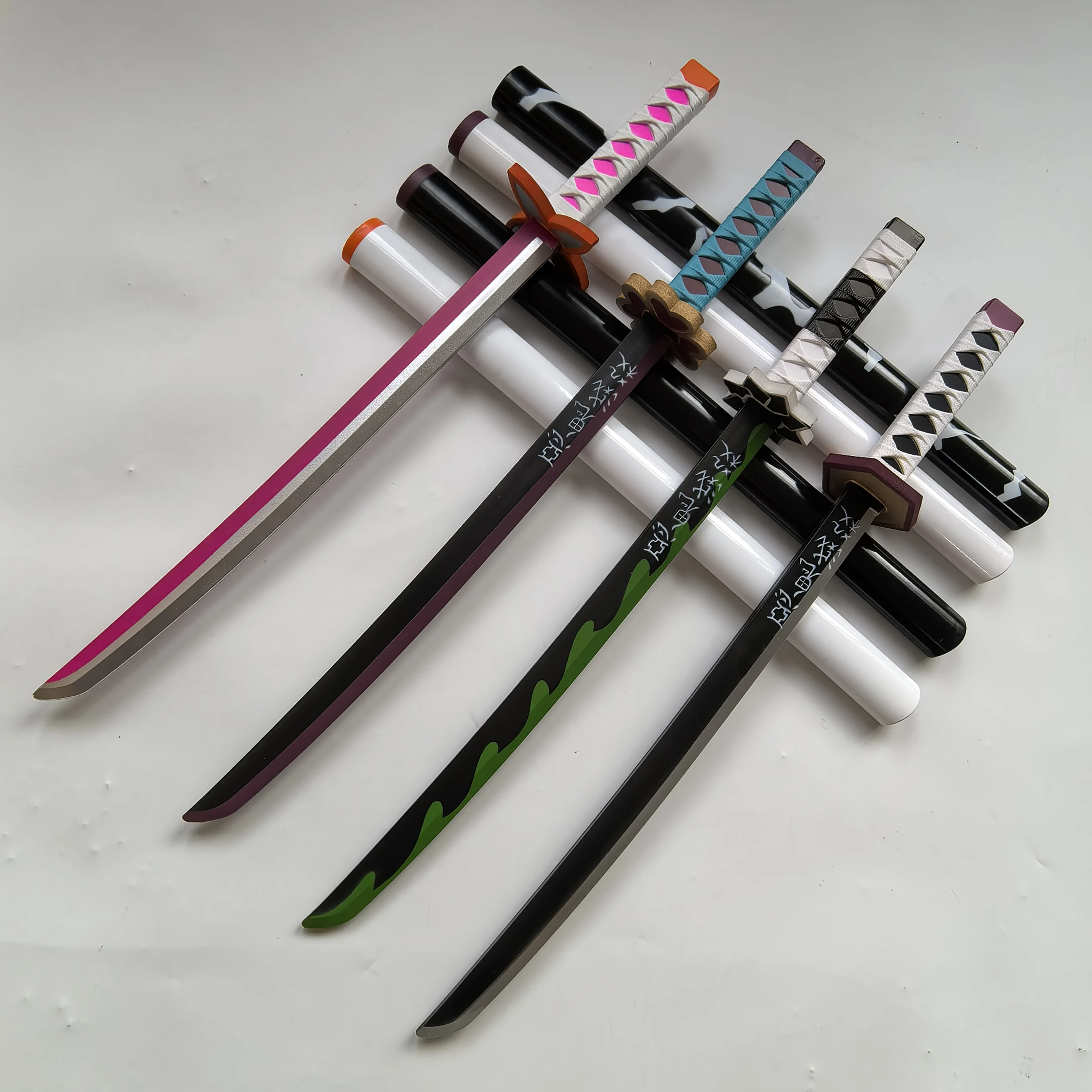 72cm Demon Slayer Kamado Nezuko PU Katana Sword Ninja Knife Original Samurai Katana Cosplay Accessories Prop Toy Home decor