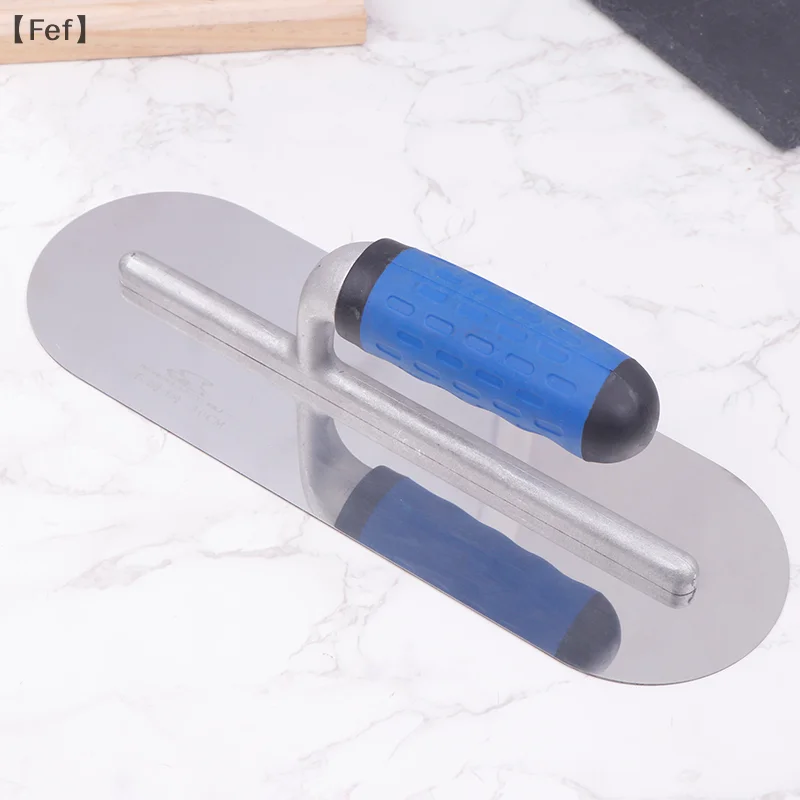 420 Stainless Steel Rounded Corner Plastering Trowel Concrete Floor Scraper Tiling Tool
