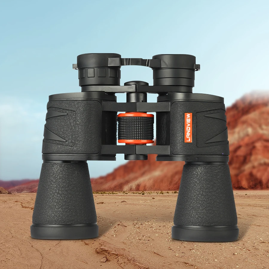 

20X50 binoculars Low Light BAK-4 Prism IPX4 Professional Telescope Orange suitable for camping fishing sightseeing