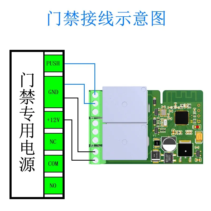 Secondary Development of Bluetooth Relay Module Low-power APP Access Control Switch Mobile Phone Mini-program Source Code