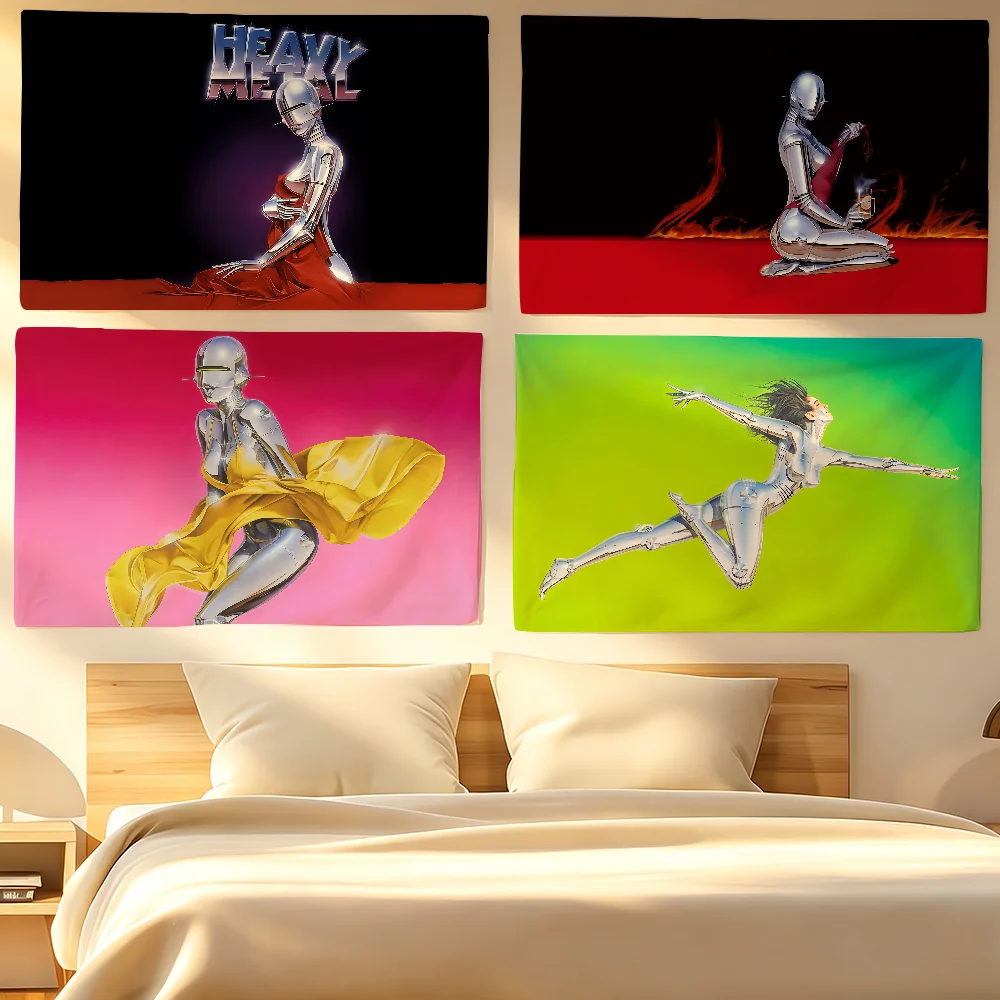 Art H-Hajime S-Sorayama Flag For Sports Matches Games Parade Rally Holiday Festival Backyard Balcony Club Bar Decor