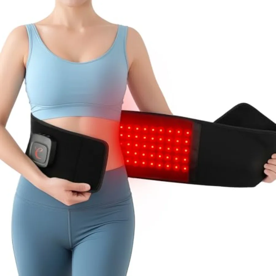 

Comfytemp Cordless Red Light Therapy Belt for Body Portable Rechargeable Near Infrared Light Therapy Wrap Father's Day Gifts 19