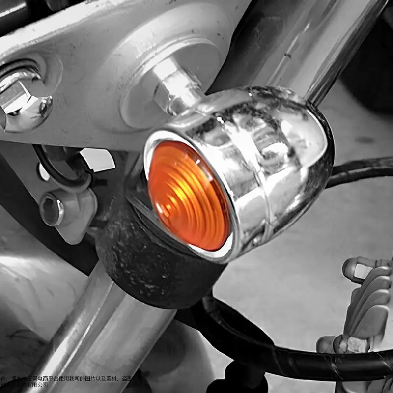 Motorcycle Turn Indicator 2pcs Mini Round Running Lights For Motorcycle Turn Daytime Motorcycle Running Lights For Rear And Head
