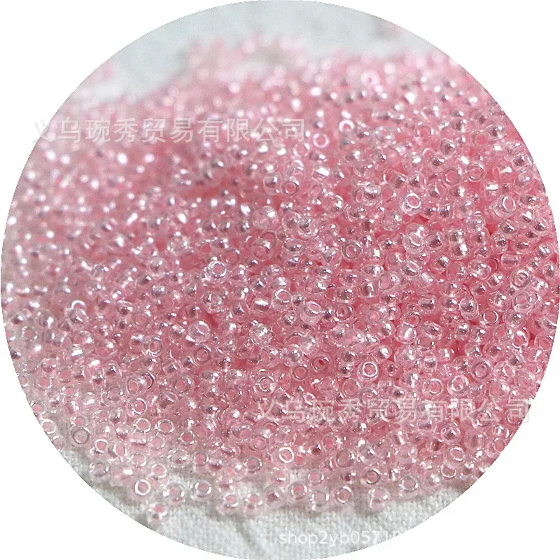 1.5mm Czech Bossiosa Unicorn Dyed Core Glass Beads Transparent Crystal Seed Beads Suitable for DIY Jewelry Bracelets Necklaces