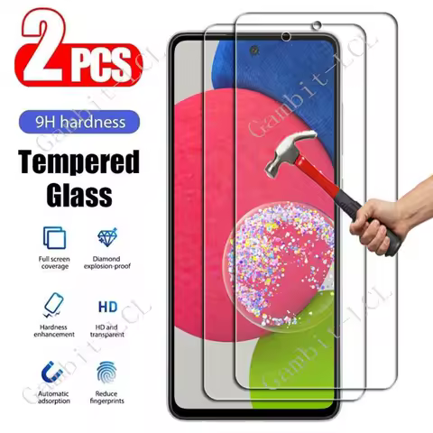2PCS For Samsung Galaxy A03 Core A03s A04 A12 A13 5G A22 4G A22s A32 A52 A34 A54 A14 A15 Screen Protection Tempered Glass Film