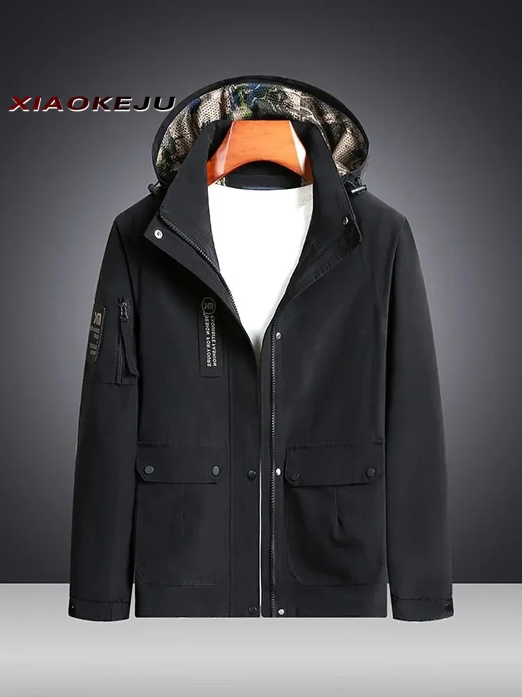 Winter Jackets for Men Man Long Parkas Winter Coat Male Big Size Men's Clothes Men's Coats Motorcycle Techwear