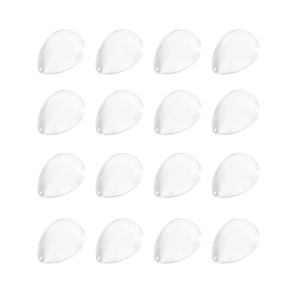 

100 Pcs Nail Color Card Display Stand Chart Glass Board Practice Clear Sample Marble Heart Polish Shape