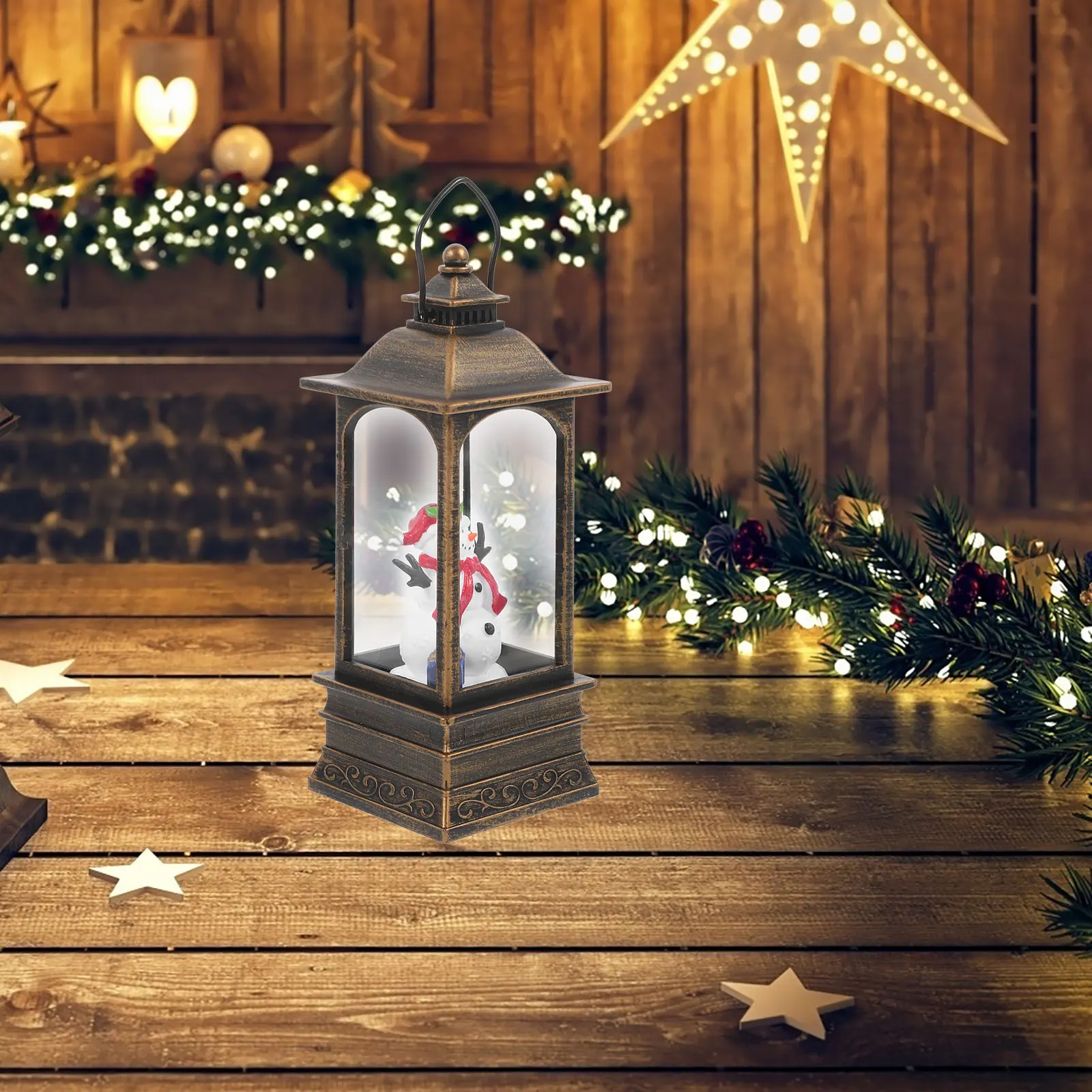

Christmas Decorations Lantern Indoor Hanging Desk Party Room Christmas Led Lantern Nativity LED Solar
