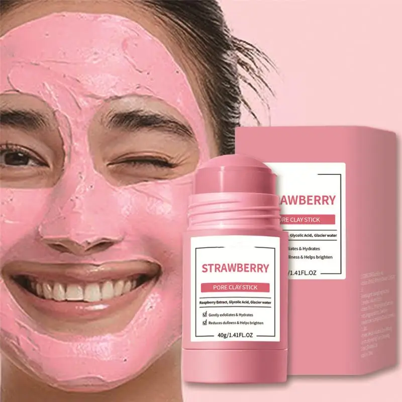 

Strawberry Mask Moisturizing Deep Cleansing Film Mud Oily Pores Stick Smearing Mask Exfoliation Blackhead Remove