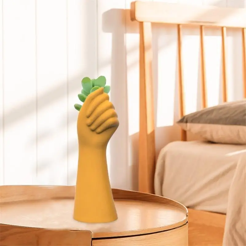 

R1WE Геометрический цветочный горшок, силиконовая форма для литья из эпоксидной смолы, форма для сочного горшка