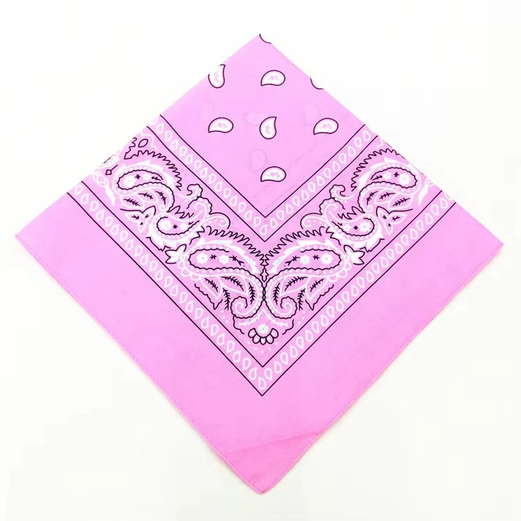 1-4 Stücke Mode Hip Hop Baumwolle Bandana Quadrat Schal 54 cm * 54 cm Schwarz Rot Paisley Stirnband Gedruckt Für Frauen/Männer/Jungen/Mädchen – Detail 15