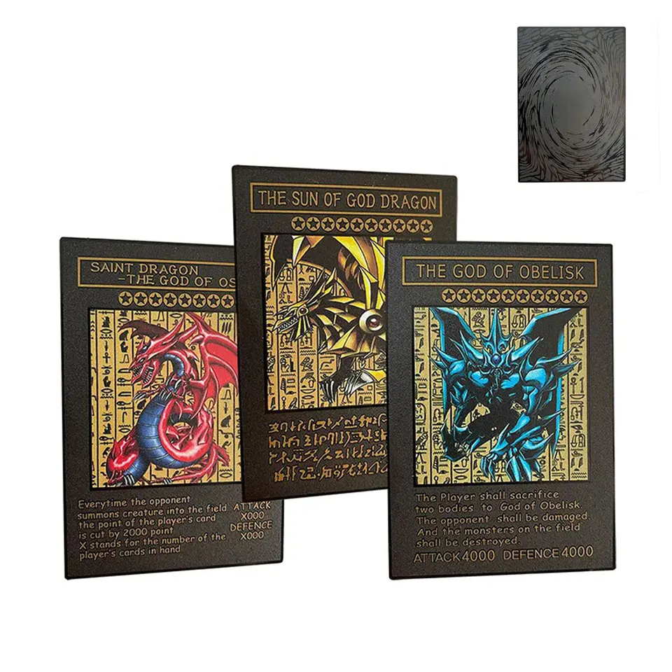 3PCSDIY YuGiOh Black Metal Card Egyptian God Slifer the Sky Dragon Obelisk the Tormentor The Winged Dragon of Ra The Card of god - AliExpress 26 3PCSDIY YuGiOh Black Metal Card Egyptian God Slifer the Sky Dragon Obelisk the Tormentor The Winged Dragon of Ra The Card of god - AliExpress 26