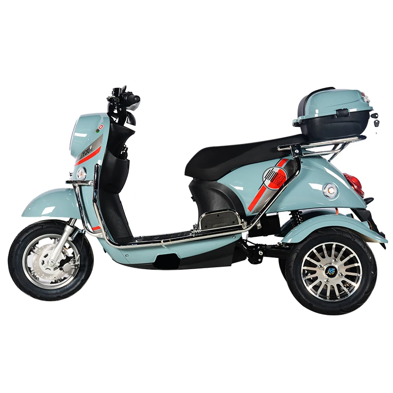 Three-wheeled electric motorcycle electric tricycle for adults tricycle for adults  biciclette