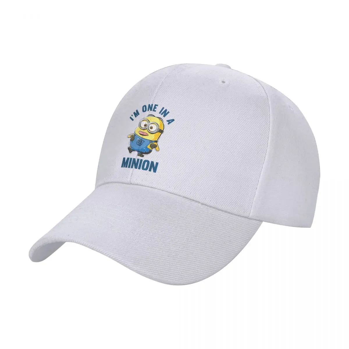 Despicable Me Minions Dave One In A Minion Cap Men Women Hip-Hop Hats Sun Caps Breathable Snapback Caps Baseball Cap Winter