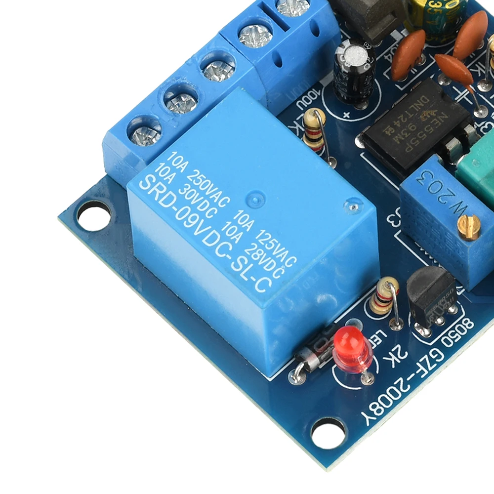 Controlador de Motor de 9-15V, 10A, interruptor de relé de frecuencia ajustable con función de avance y retroceso para balancín de Flash estroboscópico