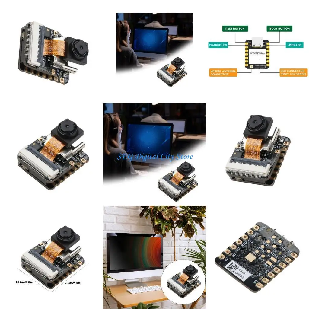 

U75B ESP32S3 Board WiFi & BLE5.0 Enables With OV2640 Camera 8MB PSRAM For Developer Applications