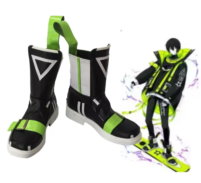 

COMPASS Combat Providence Analysis System Layer Reiya Cosplay Shoes Boots Game Anime Halloween Cosplay Shoes